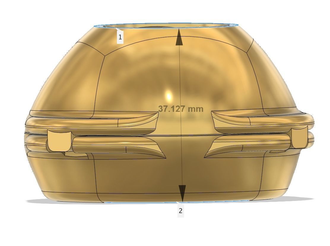 Small flask for ocular prosthesis 3D print model_8