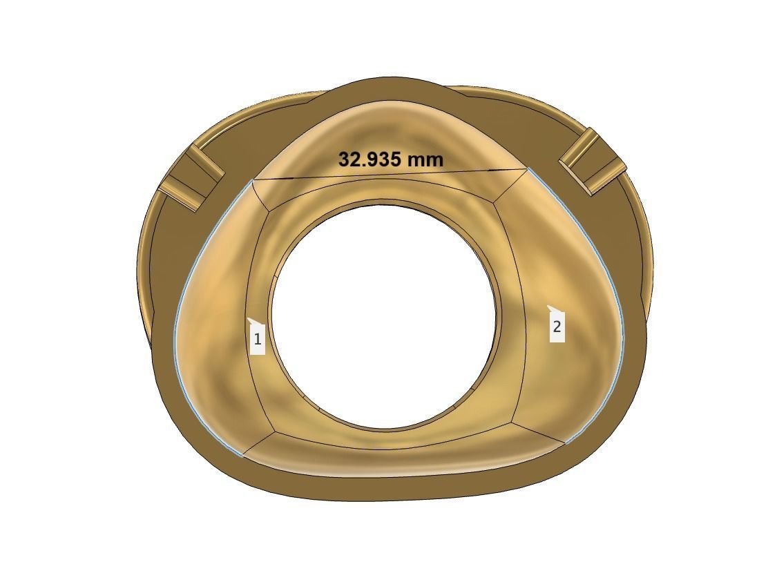 Small flask for ocular prosthesis 3D print model_7