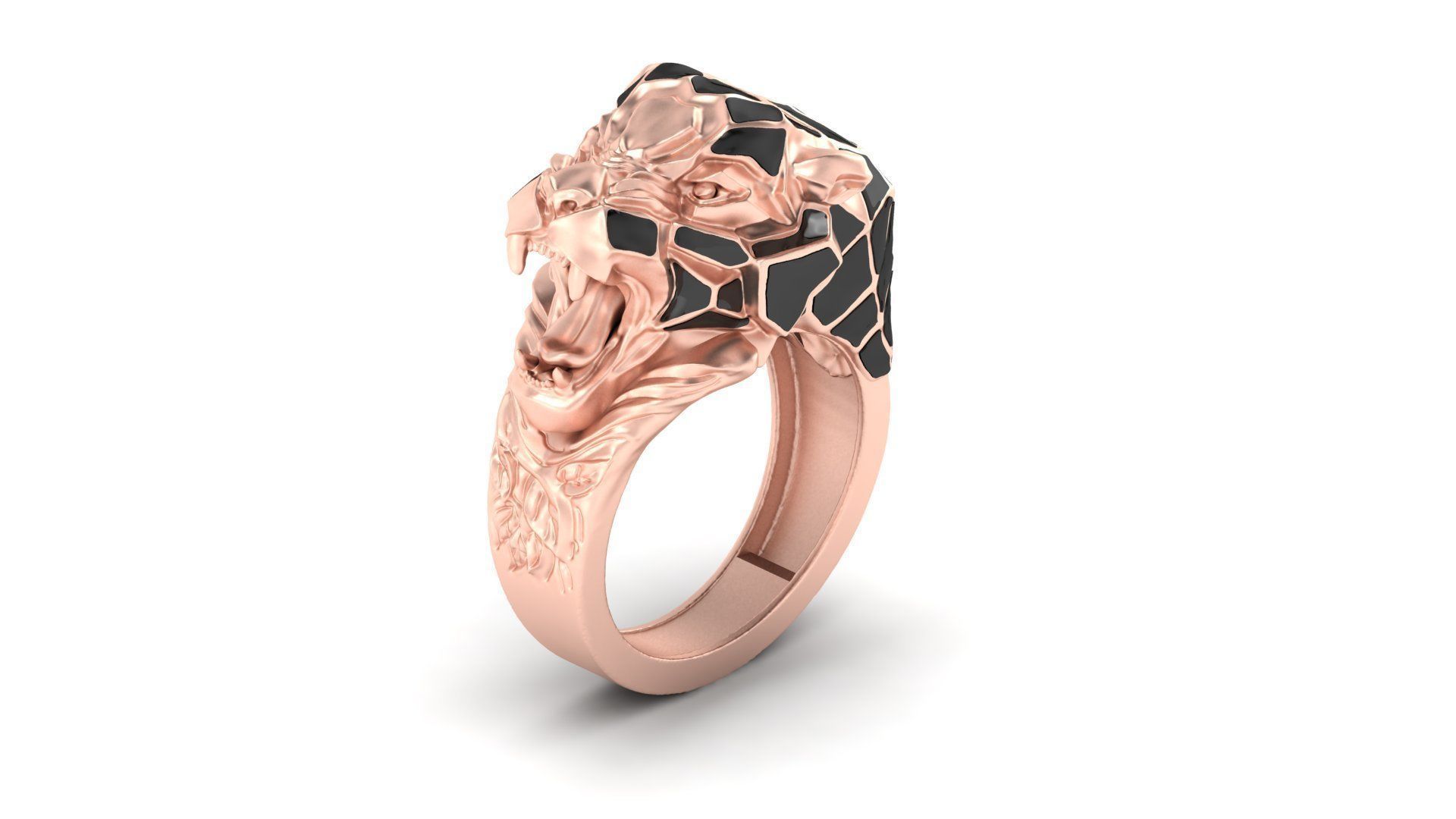 jaguar ks new own designs rings 3D print model_8