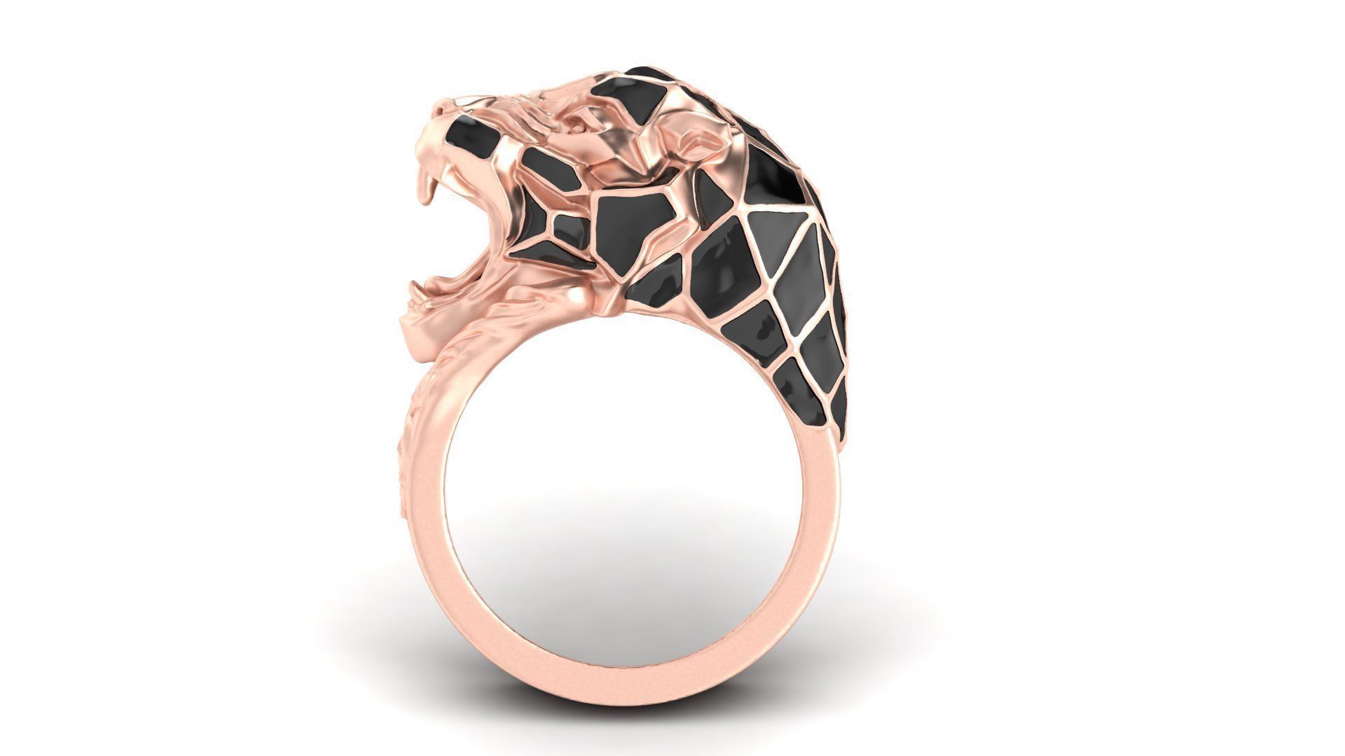 jaguar ks new own designs rings 3D print model_2