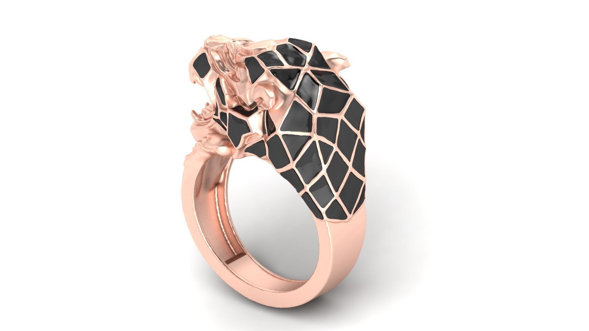 jaguar ks new own designs rings 3D print model_10