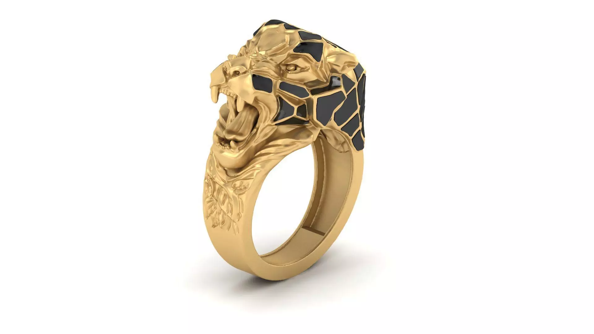 jaguar ks new own designs rings 3D print model_0