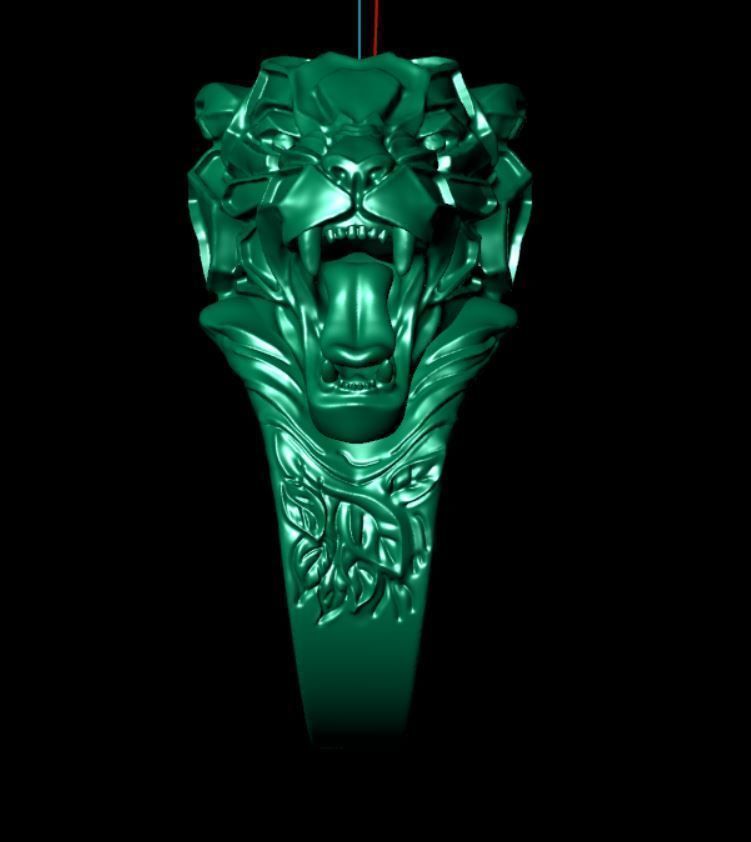 jaguar ks new own designs rings 3D print model_5