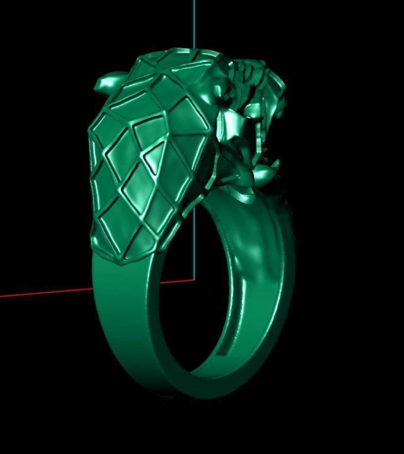 jaguar ks new own designs rings 3D print model_7