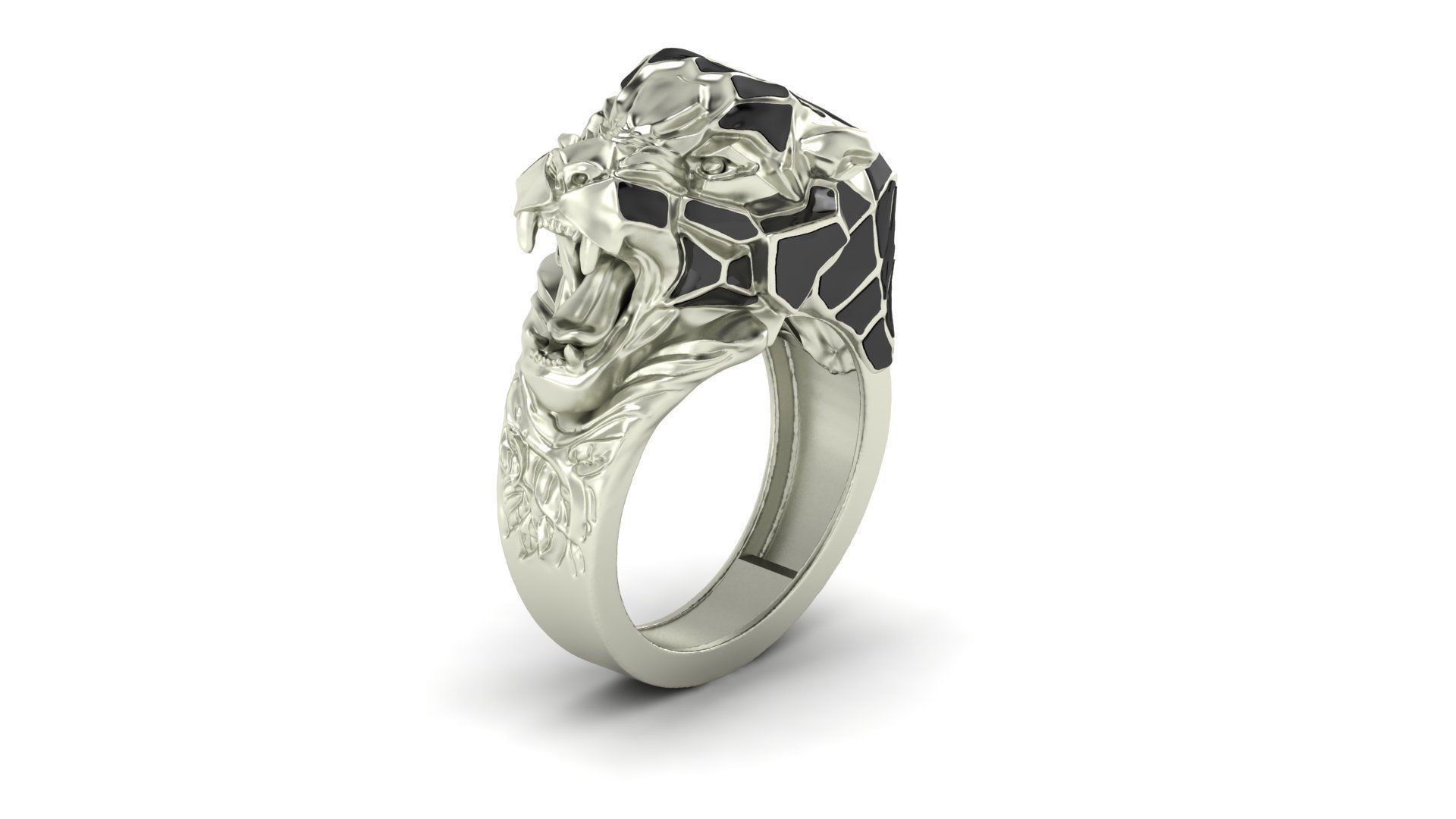 jaguar ks new own designs rings 3D print model_9