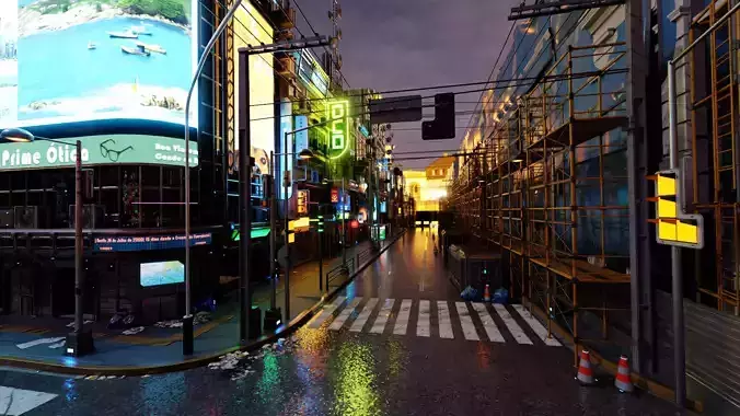 Night Sai Bubin Passenger Street