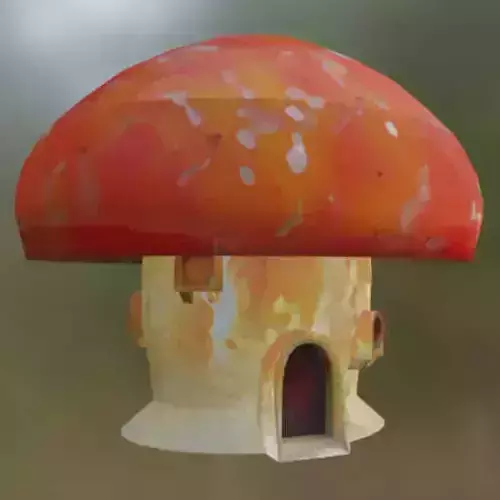 Gnome mushroom house