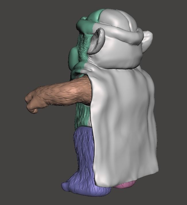 STL File 3D Ewoks Asha 3D print model 3D print model  3D print model_3