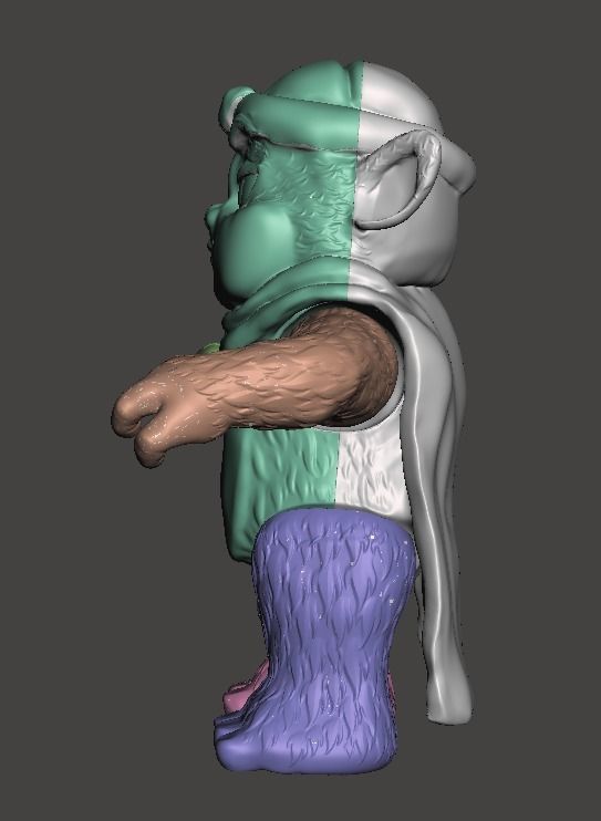 STL File 3D Ewoks Asha 3D print model 3D print model  3D print model_2