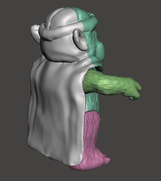 STL File 3D Ewoks Asha 3D print model 3D print model  3D print model_5