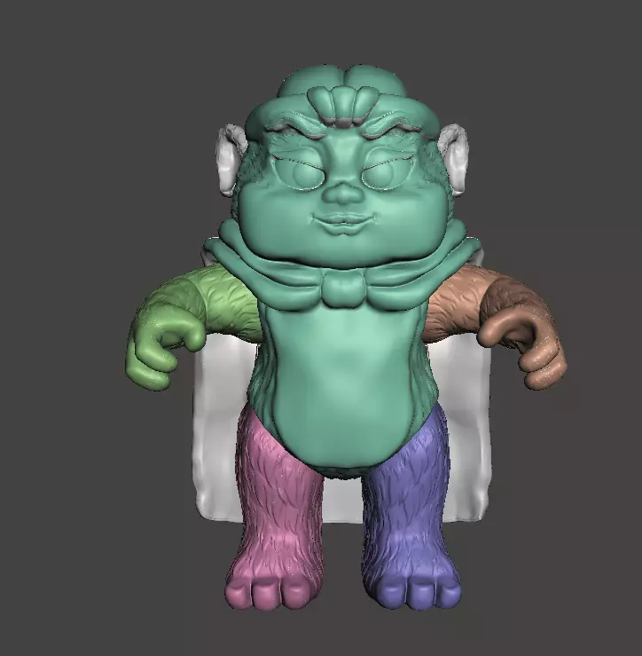 STL File 3D Ewoks Asha 3D print model 3D print model  3D print model_0