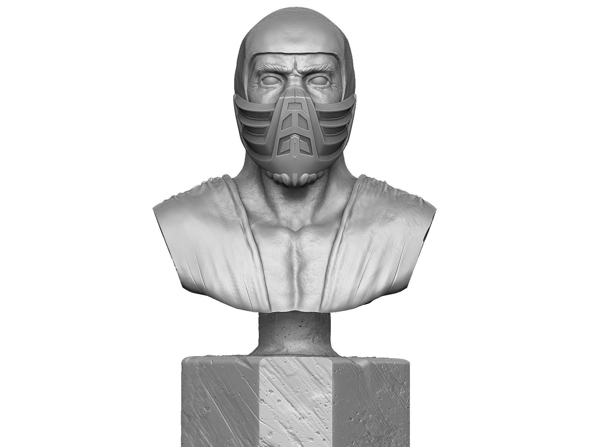 SUB-ZERO 1995 BUST for 3d printing STL 3D print model_16