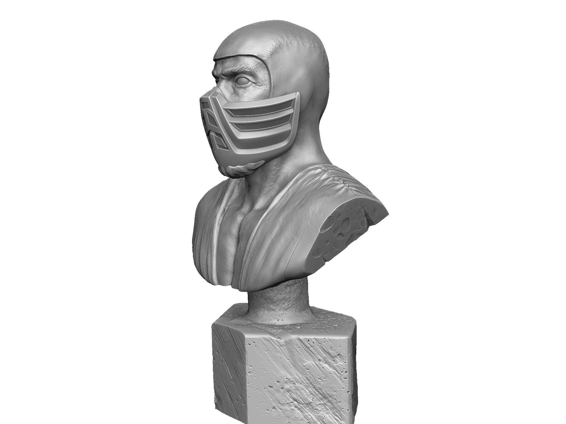 SUB-ZERO 1995 BUST for 3d printing STL 3D print model_3