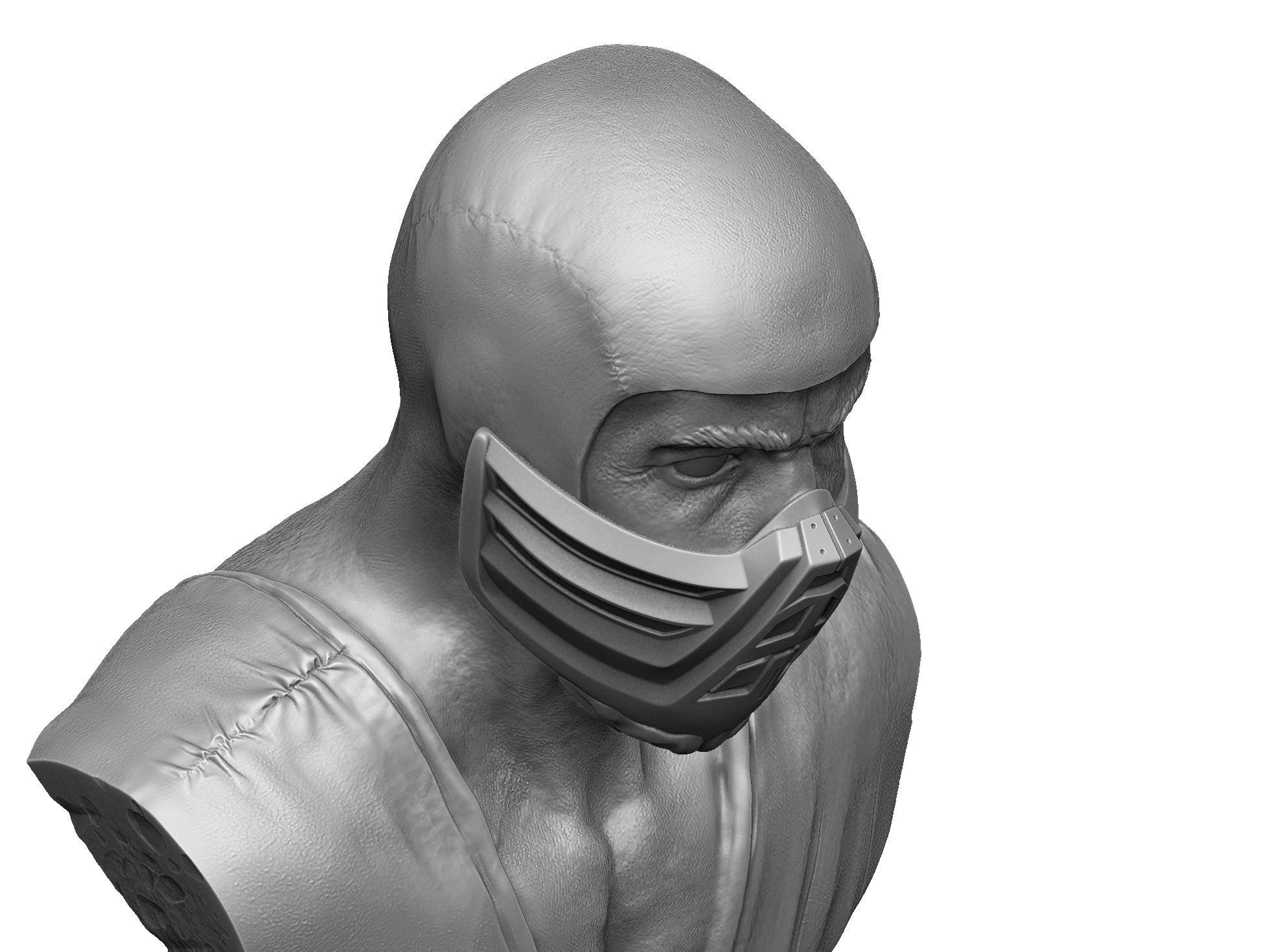 SUB-ZERO 1995 BUST for 3d printing STL 3D print model_9