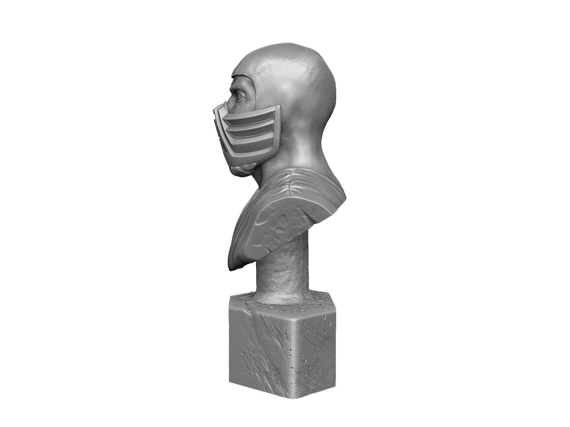 SUB-ZERO 1995 BUST for 3d printing STL 3D print model_4