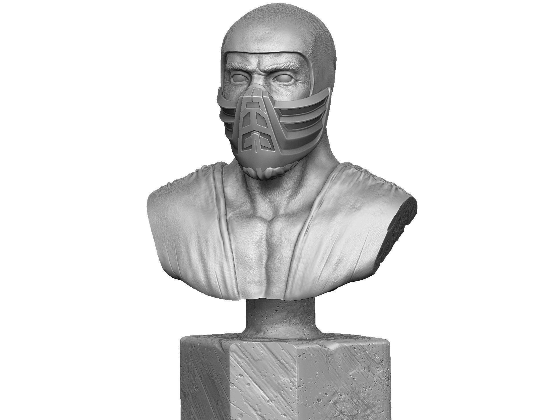 SUB-ZERO 1995 BUST for 3d printing STL 3D print model_1
