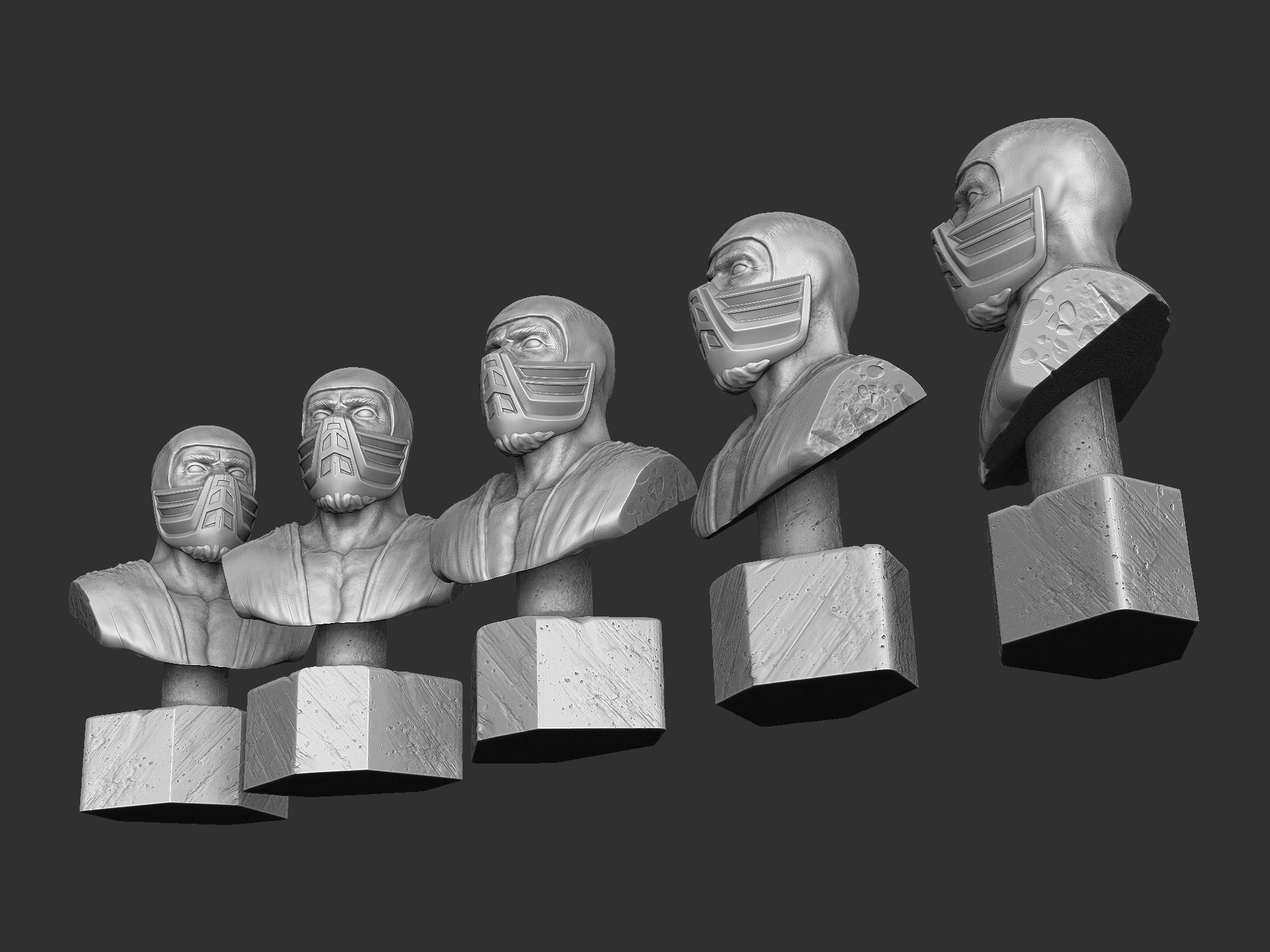 SUB-ZERO 1995 BUST for 3d printing STL 3D print model_14