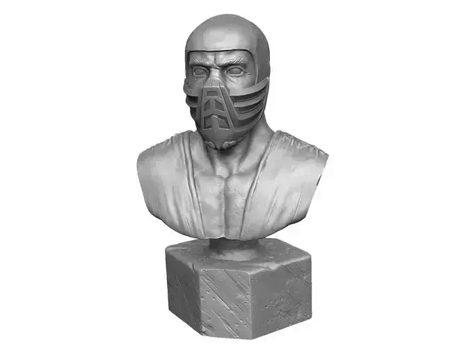 SUB-ZERO 1995 BUST for 3d printing STL 3D print model