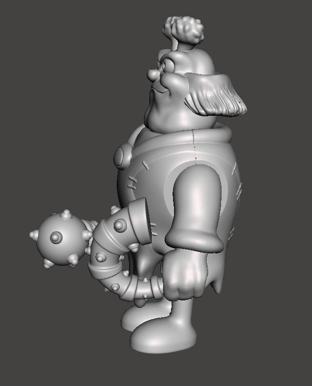 STL File 3D Ewoks Bondo 3D print model 3D print model  3D print model_3