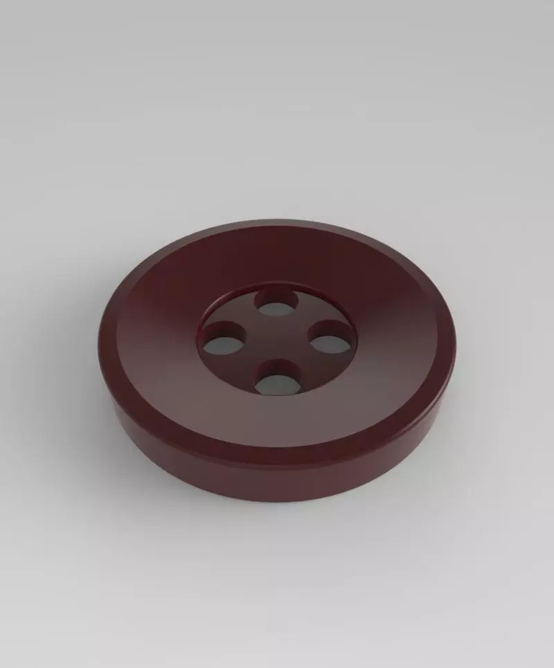 Button no5 Free 3D print model_0