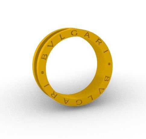 Bvlgari hoops Argollas Bvlgari SM 3D print model_3