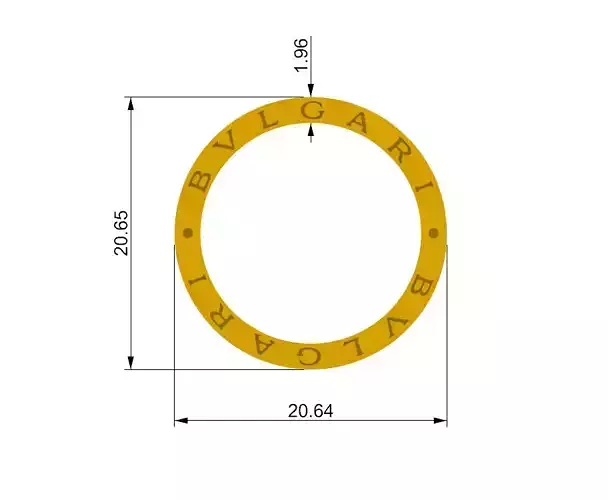 Bvlgari hoops Argollas Bvlgari SM 3D print model