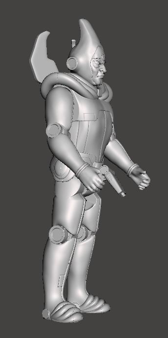 STL File 3D Ewoks Dr Raygar 3D print model 3D print model_3