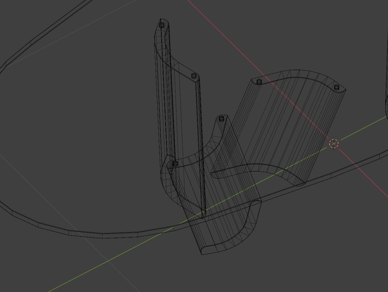 Luxury table 3D model_2