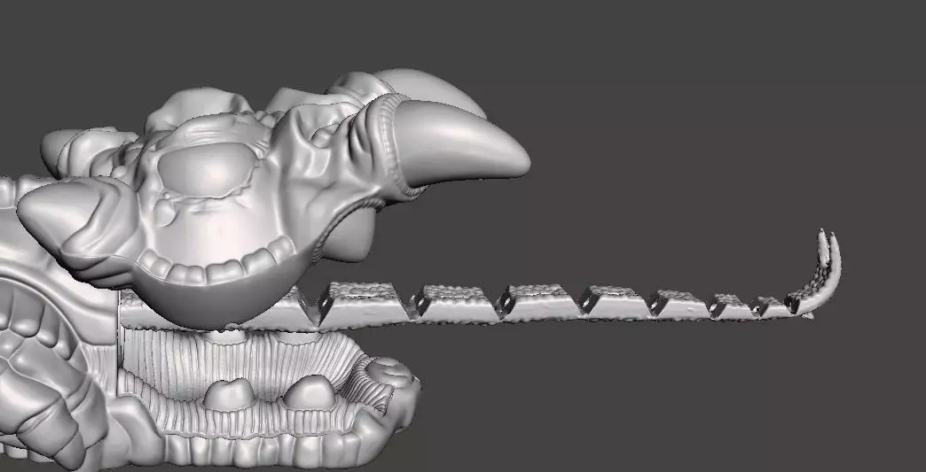 Thundercats Tongue A Saurs STL File Snarf Figure for 3D Printing 3D print model_0