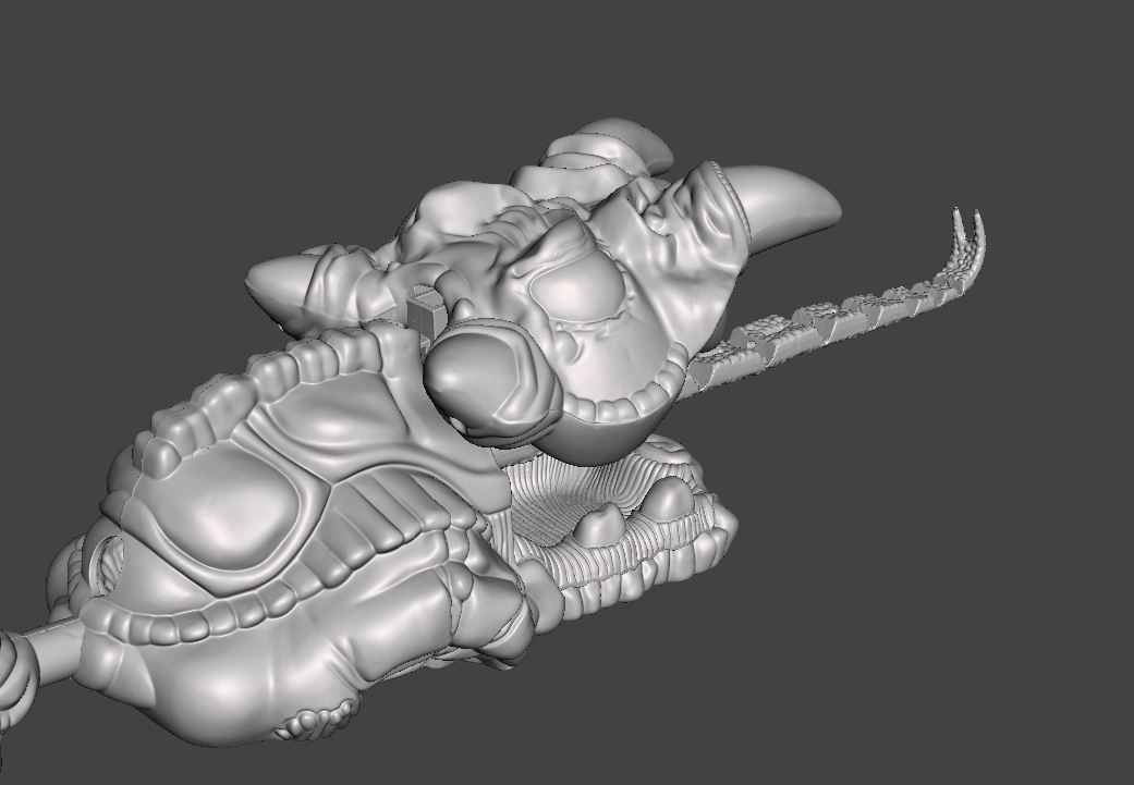 Thundercats Tongue A Saurs STL File Snarf Figure for 3D Printing 3D print model_2