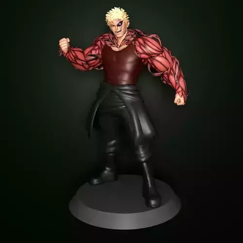 Muscular 3D print model