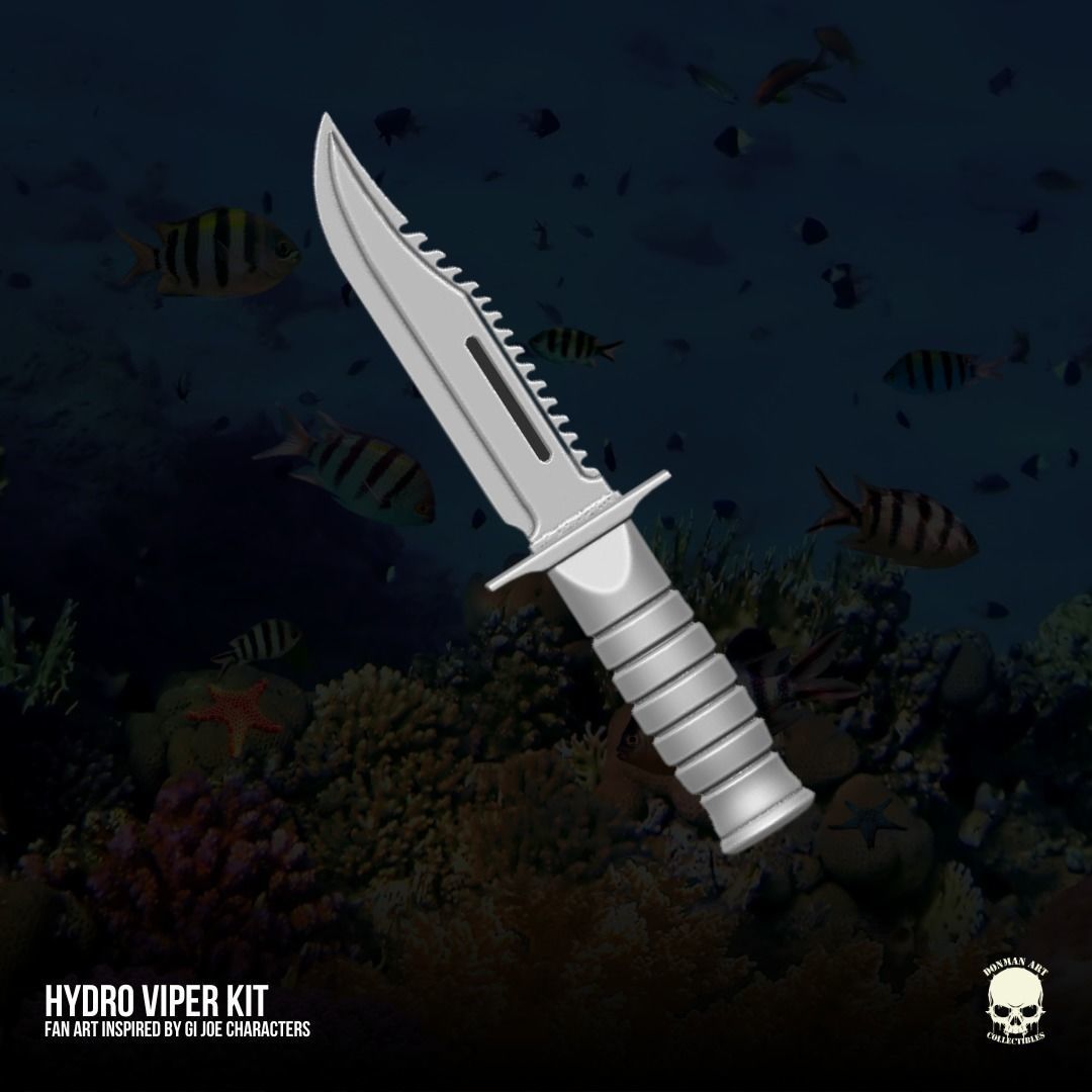 Hydro viper Fan Art Kit 3D printable File For Action Figures 3D print model_19