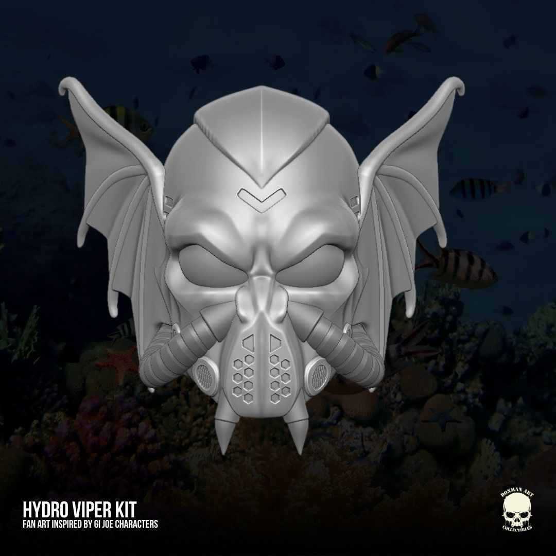 Hydro viper Fan Art Kit 3D printable File For Action Figures 3D print model_18