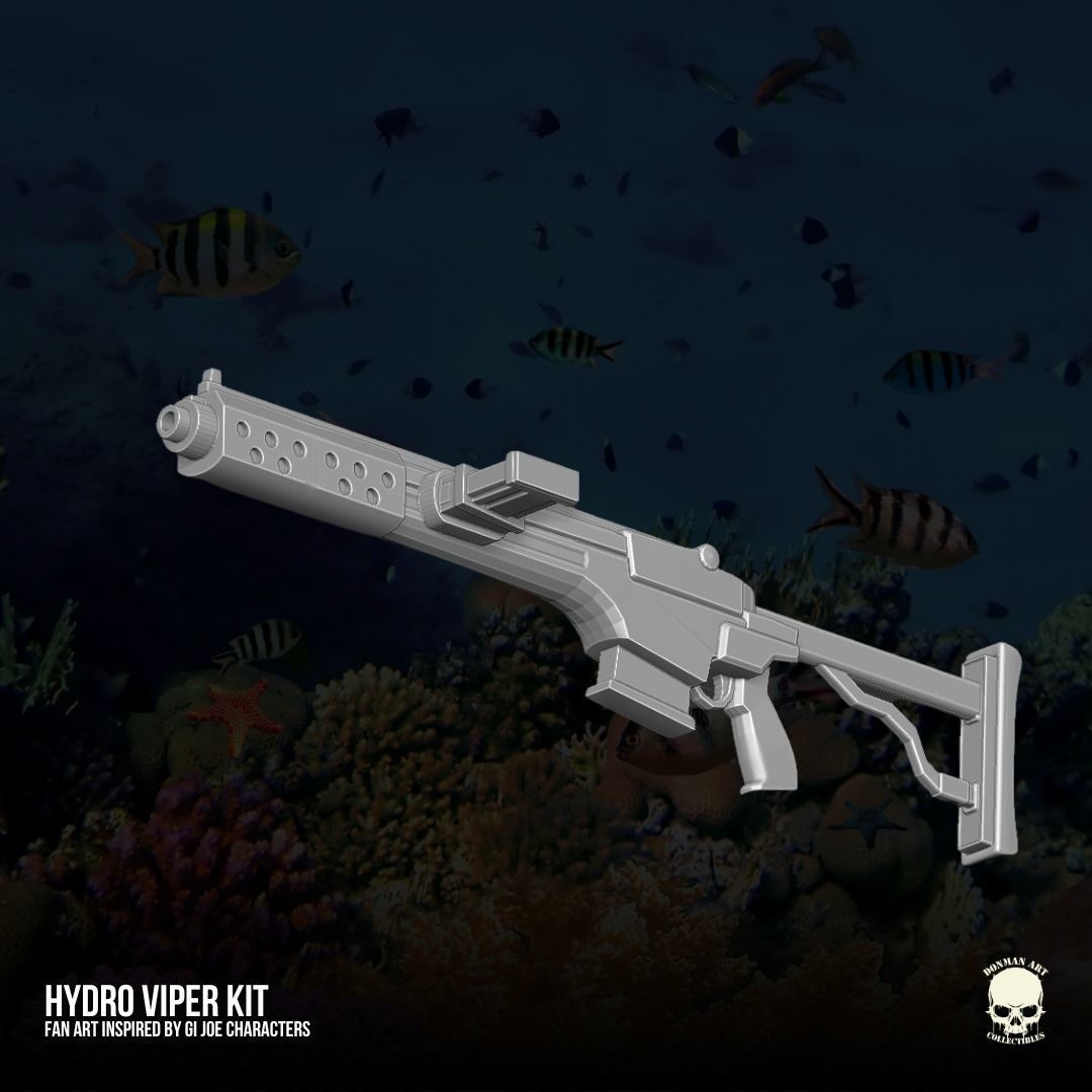 Hydro viper Fan Art Kit 3D printable File For Action Figures 3D print model_4