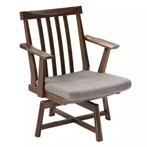 IBATA INTERIOR Kiraku Swivel Chair