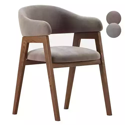Chelsea Chair Low-poly 3D model