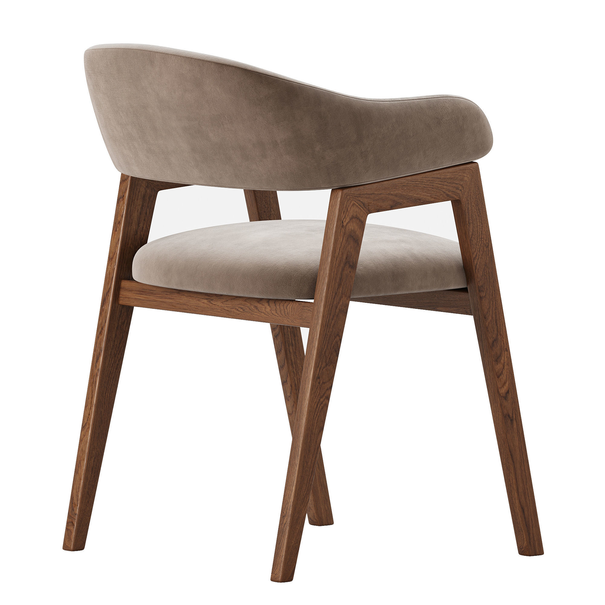 Chelsea Chair Low-poly 3D model_2