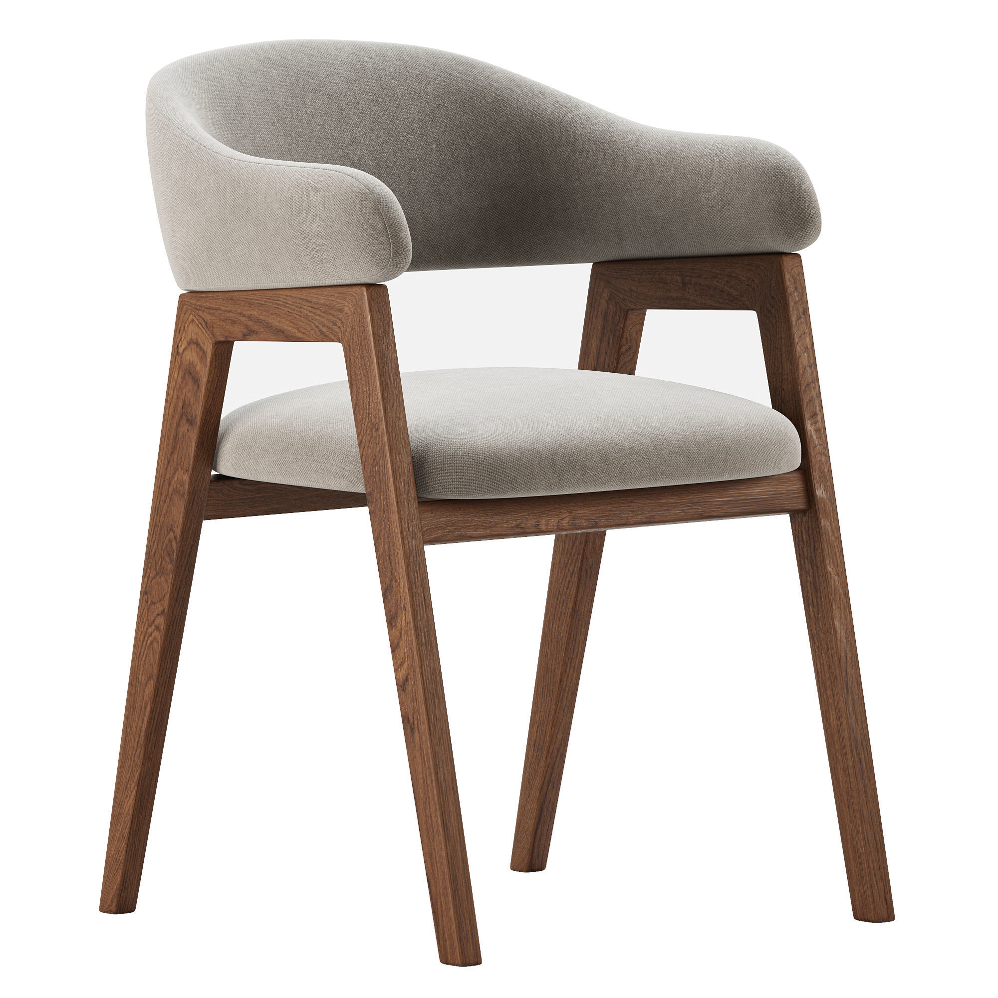 Chelsea Chair Low-poly 3D model_1