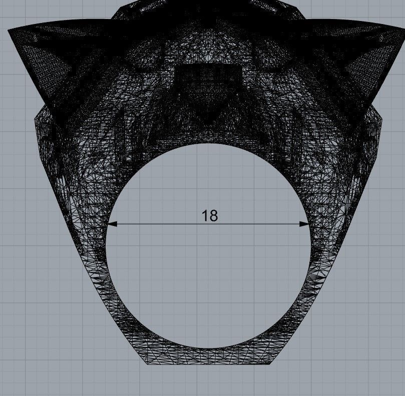 Tiger Ring SIZE 18 3D print model_1
