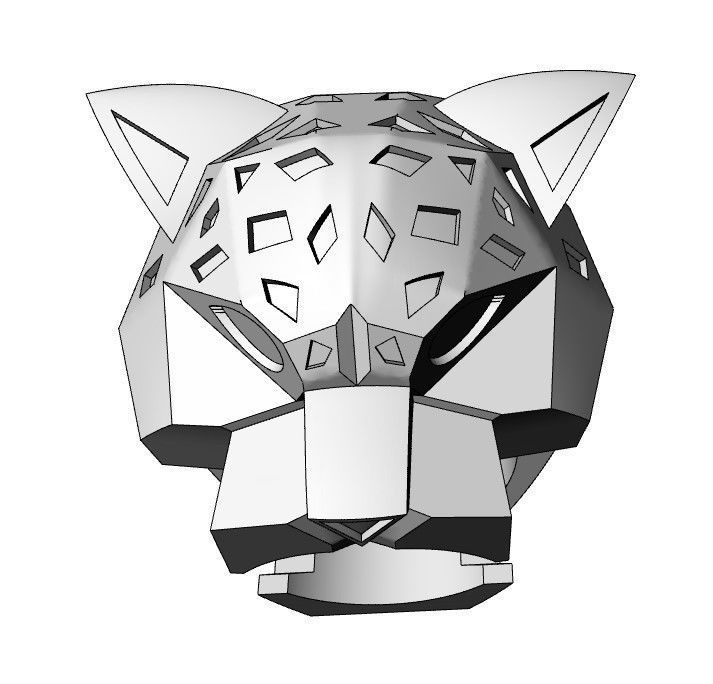 Tiger Ring SIZE 18 3D print model_3