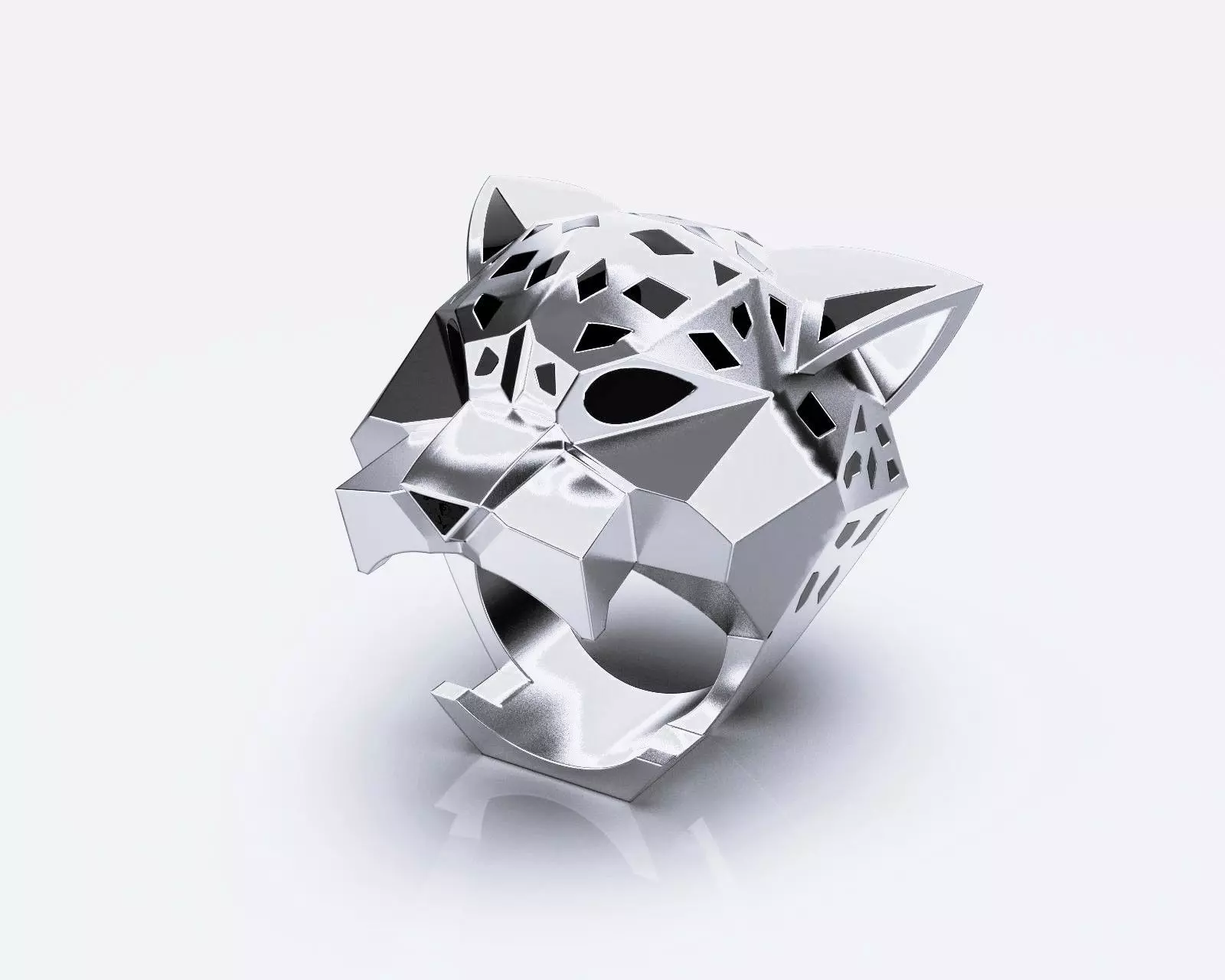 Tiger Ring SIZE 18 3D print model_0