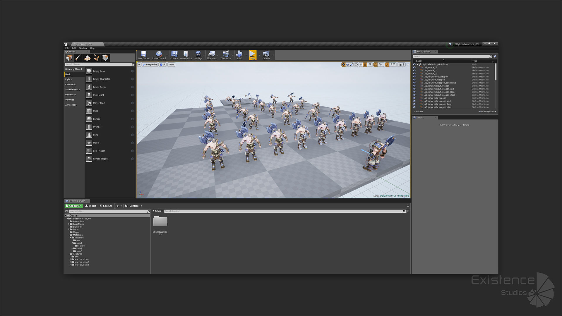Stylized Warrior 03 - Fantasy Characters - Axe Heroes - 32 Low-poly 3D model_21