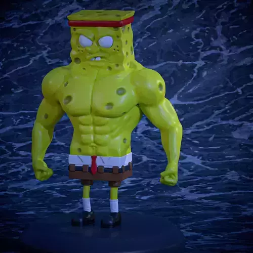 BODYBUILDER SPONGEBOB SQUAREPANTS