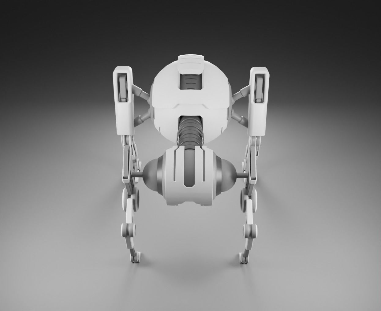 Robot dog 3D model  3D model_5