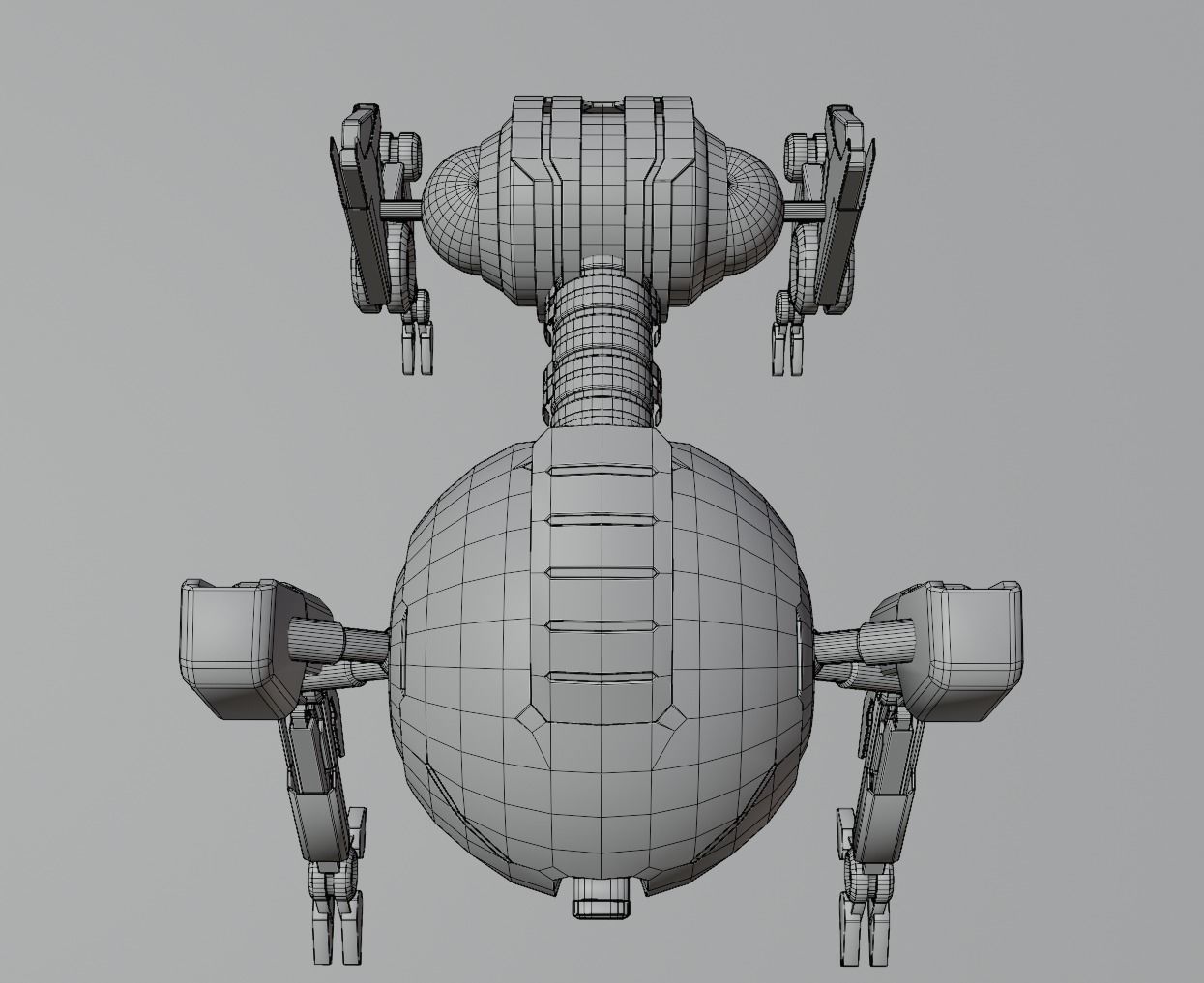 Robot dog 3D model  3D model_8