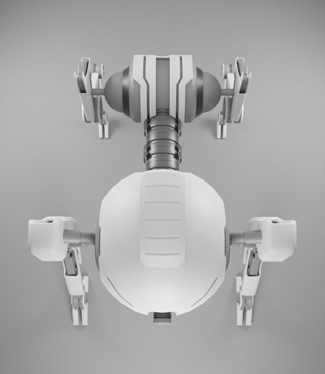 Robot dog 3D model  3D model_2