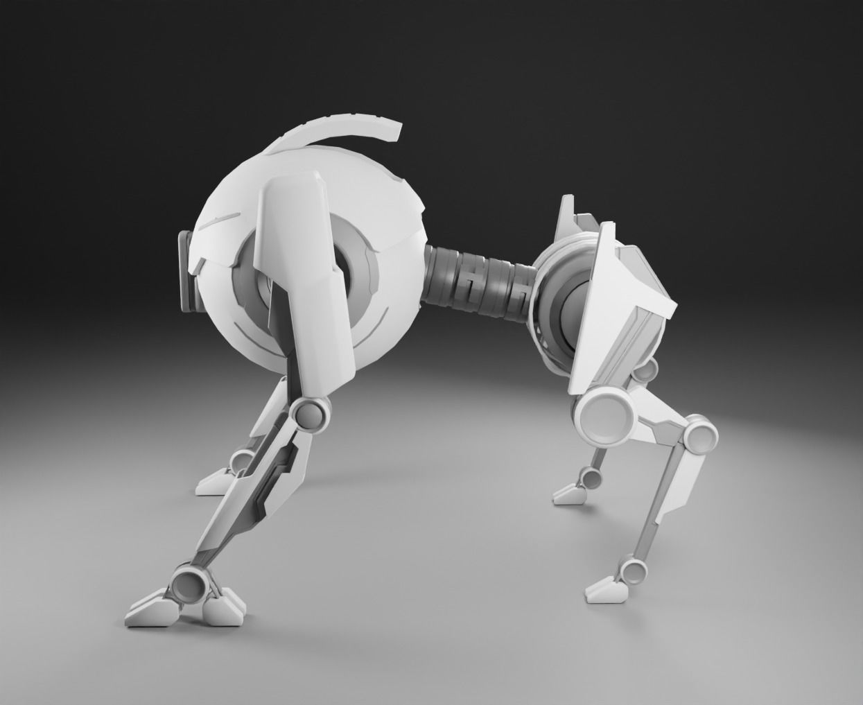 Robot dog 3D model  3D model_3