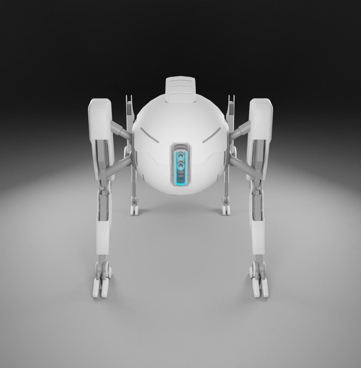 Robot dog 3D model  3D model_1
