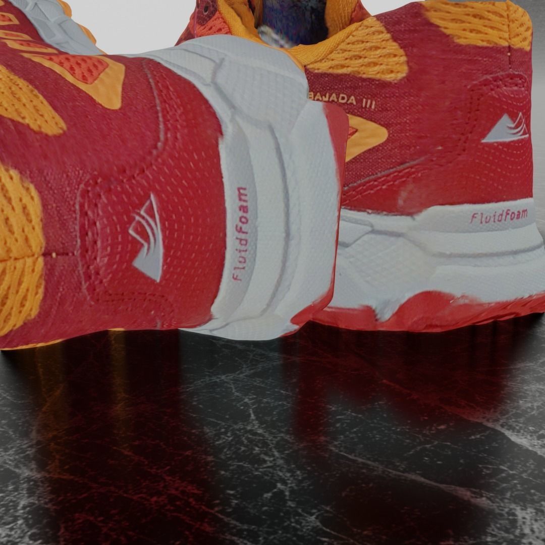 COLUMBIA MONTRAIL 3D SHOES  Low-poly 3D model_9