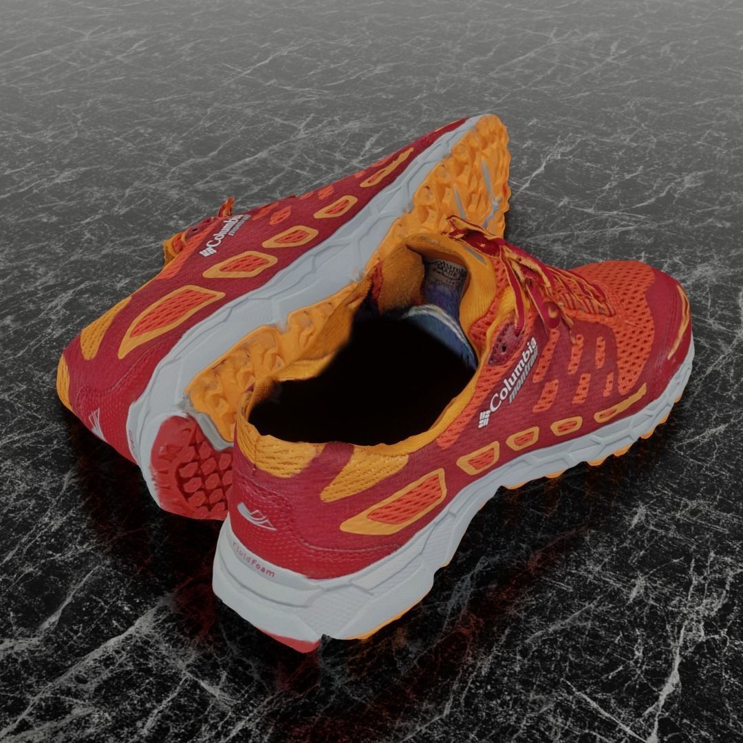 COLUMBIA MONTRAIL 3D SHOES  Low-poly 3D model_5